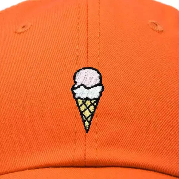 DALIX Double Scoop Embroidered Ice Cream Dad Hat Embroidered Cap Women