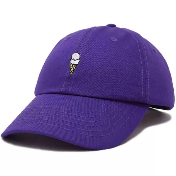 DALIX Double Scoop Embroidered Ice Cream Dad Hat Embroidered Cap Women