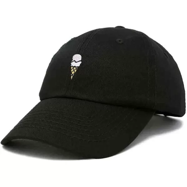 DALIX Double Scoop Embroidered Ice Cream Dad Hat Embroidered Cap Women