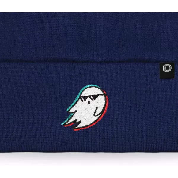 DALIX Embroidered Ghost Life Beanie