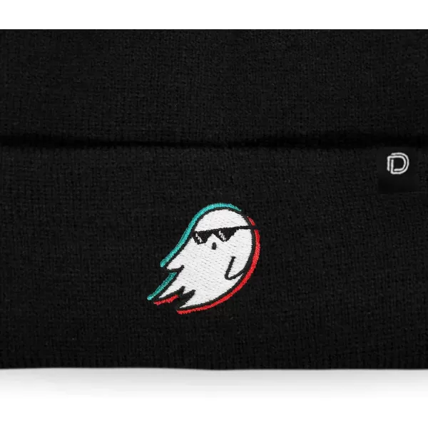 DALIX Embroidered Ghost Life Beanie