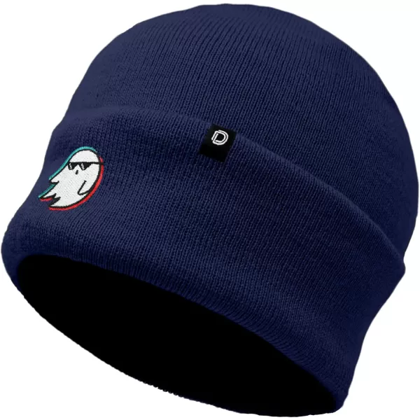 DALIX Embroidered Ghost Life Beanie