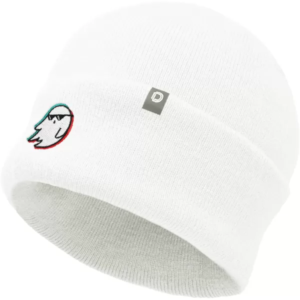 DALIX Embroidered Ghost Life Beanie