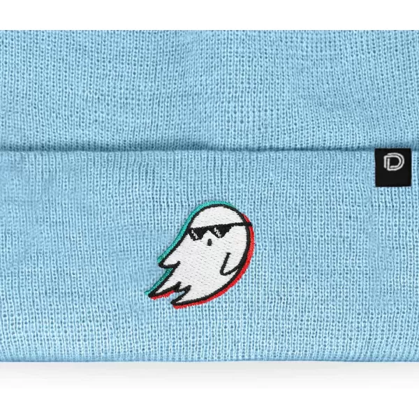 DALIX Embroidered Ghost Life Beanie