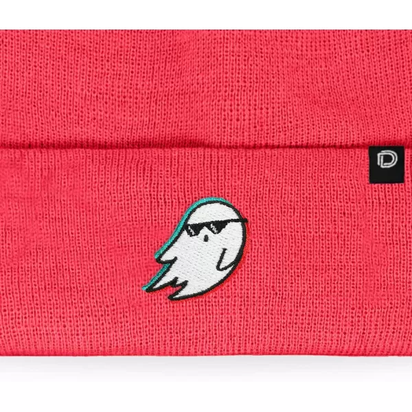 DALIX Embroidered Ghost Life Beanie