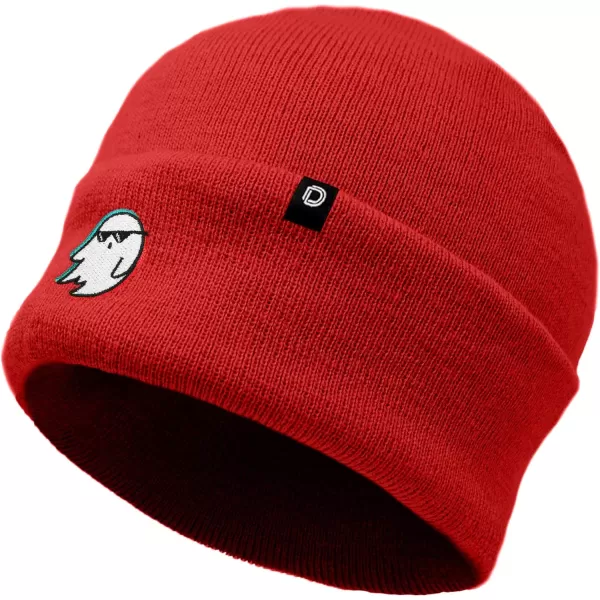 DALIX Embroidered Ghost Life Beanie