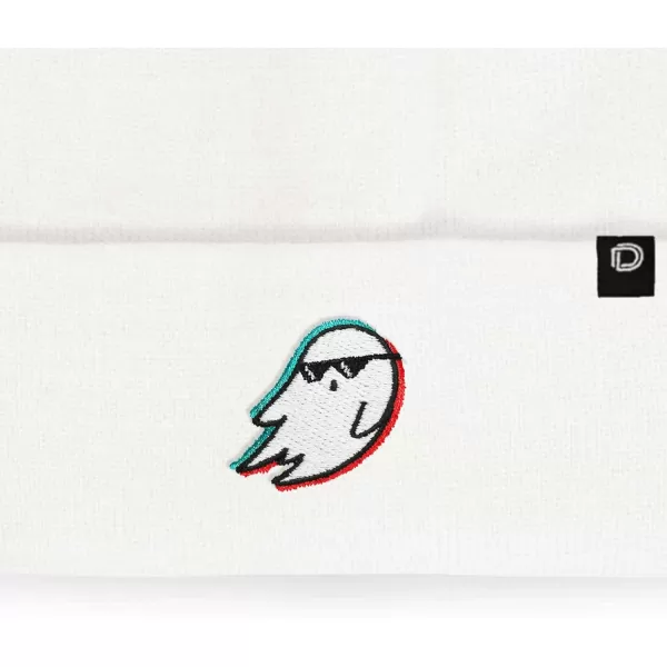 DALIX Embroidered Ghost Life Beanie