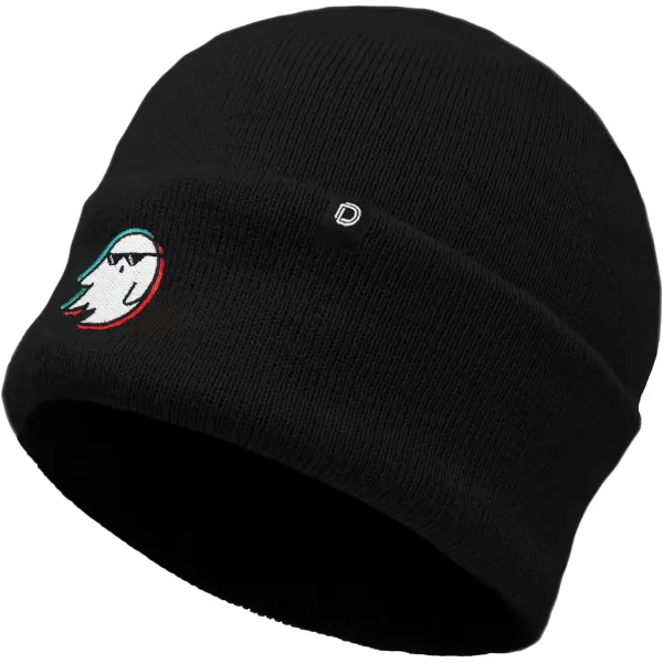 DALIX Embroidered Ghost Life Beanie
