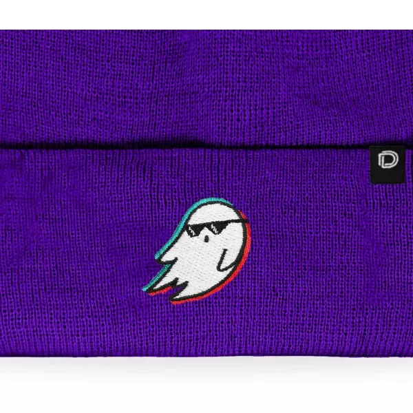 DALIX Embroidered Ghost Life Beanie