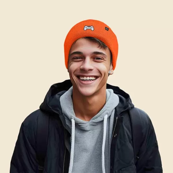 DALIX Game Controller Embroidered Beanie Cap Cotton Baseball Men
