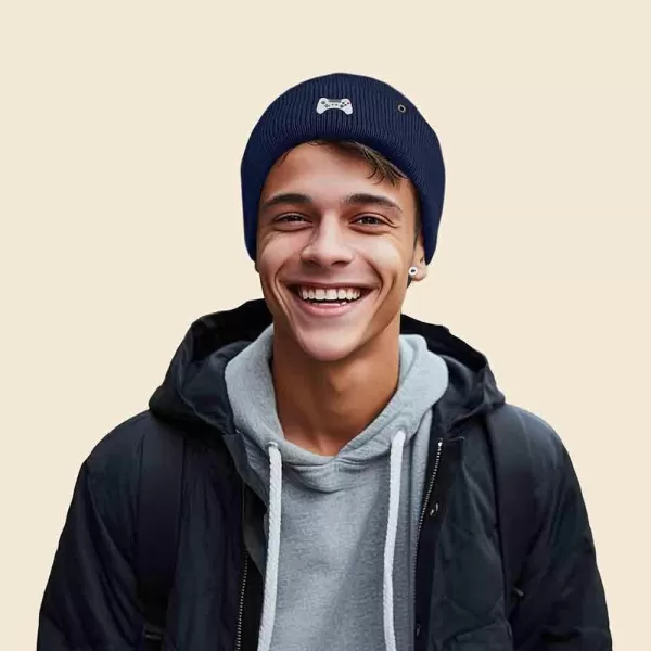DALIX Game Controller Embroidered Beanie Cap Cotton Baseball Men
