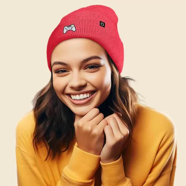 DALIX Game Controller Embroidered Beanie Cap Cotton Baseball Men