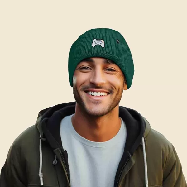 DALIX Game Controller Embroidered Beanie Cap Cotton Baseball Men