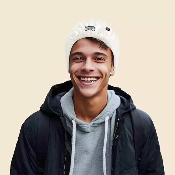 DALIX Game Controller Embroidered Beanie Cap Cotton Baseball Men