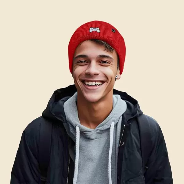 DALIX Game Controller Embroidered Beanie Cap Cotton Baseball Men