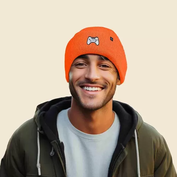 DALIX Game Controller Embroidered Beanie Cap Cotton Baseball Men