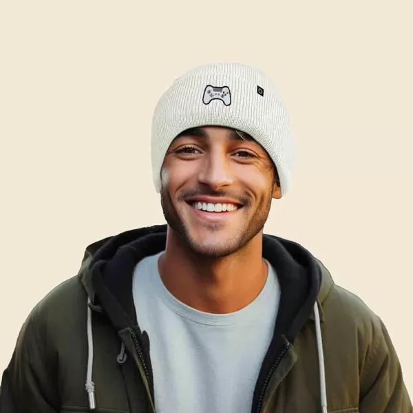 DALIX Game Controller Embroidered Beanie Cap Cotton Baseball Men
