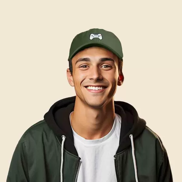 DALIX Game Controller Embroidered Dad Cap Cotton Baseball Cap Men