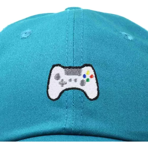 DALIX Game Controller Embroidered Dad Cap Cotton Baseball Cap Men
