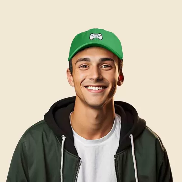 DALIX Game Controller Embroidered Dad Cap Cotton Baseball Cap Men