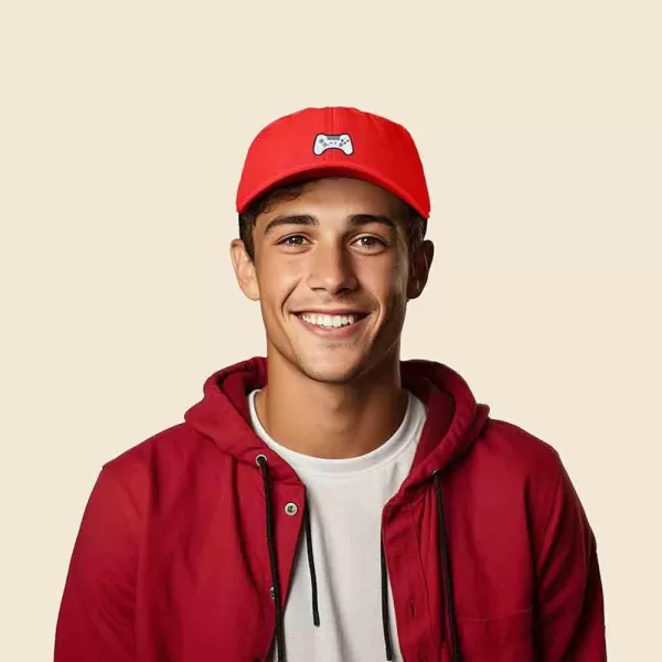 DALIX Game Controller Embroidered Dad Cap Cotton Baseball Cap Men