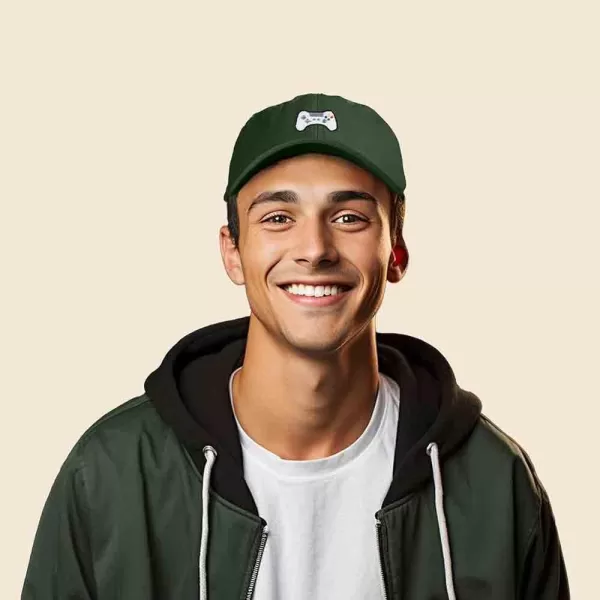 DALIX Game Controller Embroidered Dad Cap Cotton Baseball Cap Men