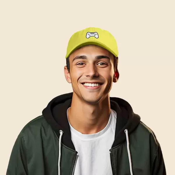 DALIX Game Controller Embroidered Dad Cap Cotton Baseball Cap Men