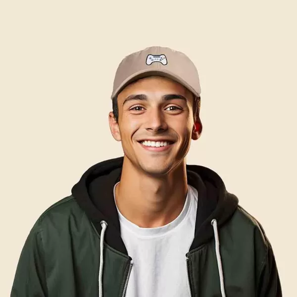 DALIX Game Controller Embroidered Dad Cap Cotton Baseball Cap Men