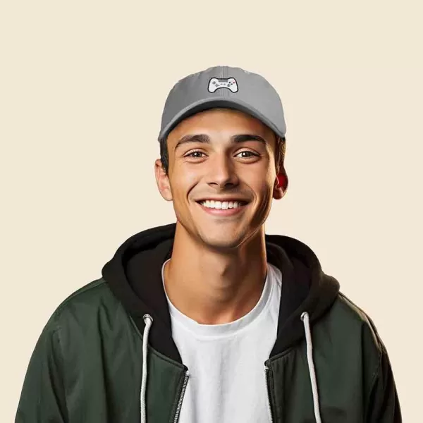 DALIX Game Controller Embroidered Dad Cap Cotton Baseball Cap Men