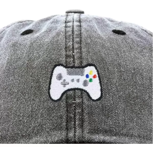 DALIX Game Controller Embroidered Dad Cap Cotton Baseball Cap Men
