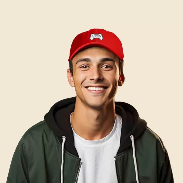 DALIX Game Controller Embroidered Dad Cap Cotton Baseball Cap Men