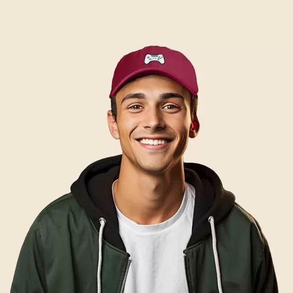 DALIX Game Controller Embroidered Dad Cap Cotton Baseball Cap Men