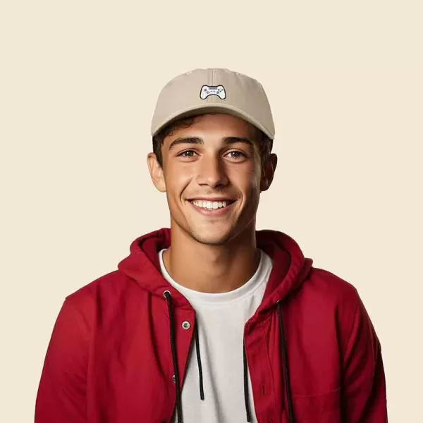 DALIX Game Controller Embroidered Dad Cap Cotton Baseball Cap Men