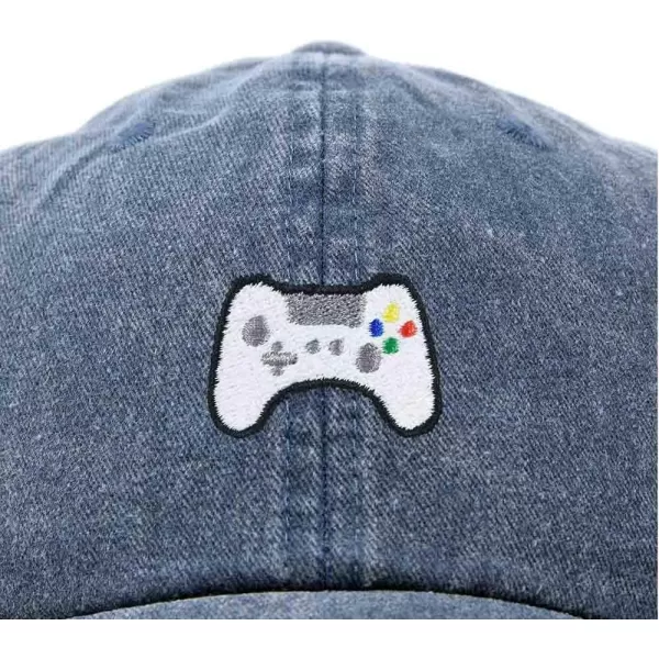 DALIX Game Controller Embroidered Dad Cap Cotton Baseball Cap Men