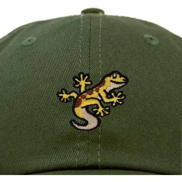 DALIX Gecko Cap Embroidered Mens Cotton Dad Hat Baseball Hat