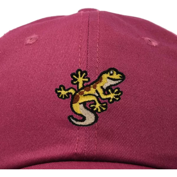 DALIX Gecko Cap Embroidered Mens Cotton Dad Hat Baseball Hat