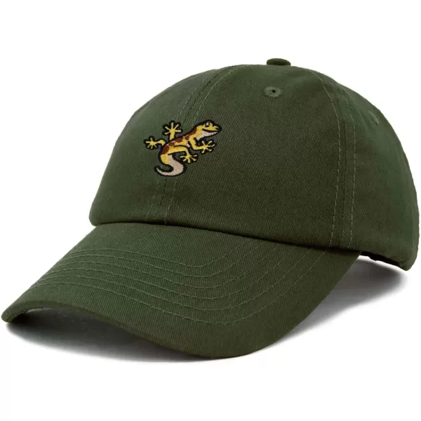 DALIX Gecko Cap Embroidered Mens Cotton Dad Hat Baseball Hat