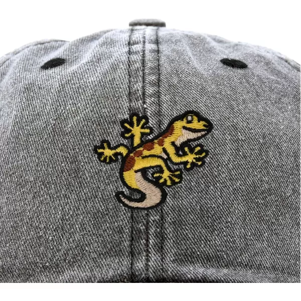 DALIX Gecko Cap Embroidered Mens Cotton Dad Hat Baseball Hat