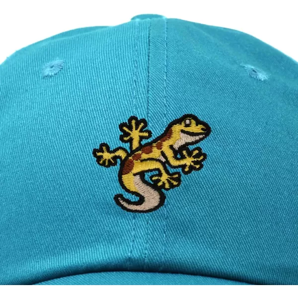 DALIX Gecko Cap Embroidered Mens Cotton Dad Hat Baseball Hat