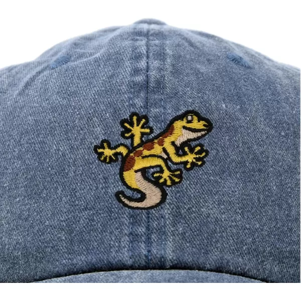 DALIX Gecko Cap Embroidered Mens Cotton Dad Hat Baseball Hat