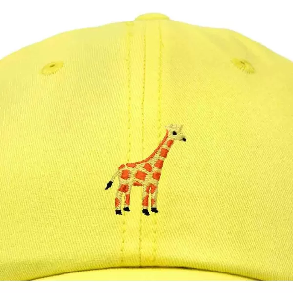 DALIX Giraffe Embroidered Dad Hat Cotton Baseball Cap Women