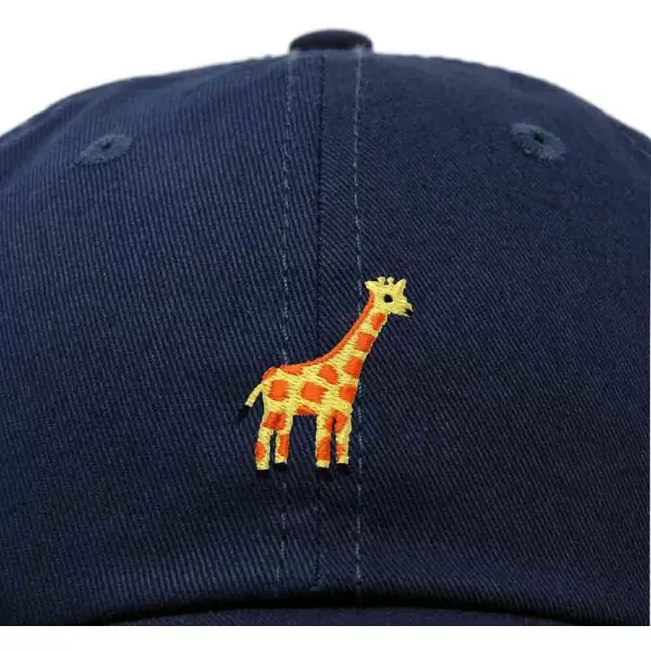 DALIX Giraffe Embroidered Dad Hat Cotton Baseball Cap Women