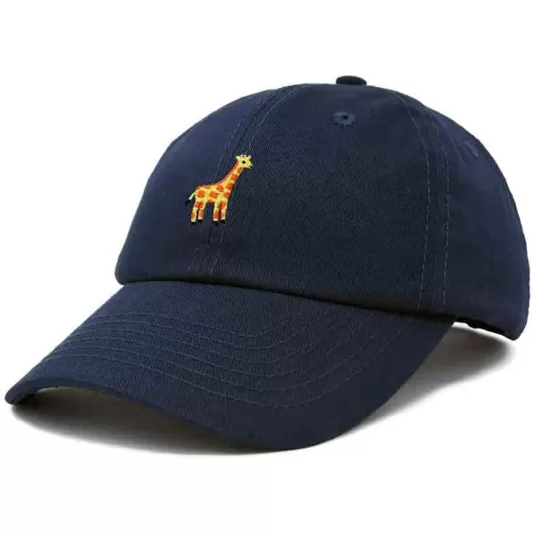 DALIX Giraffe Embroidered Dad Hat Cotton Baseball Cap Women