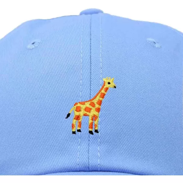 DALIX Giraffe Embroidered Dad Hat Cotton Baseball Cap Women