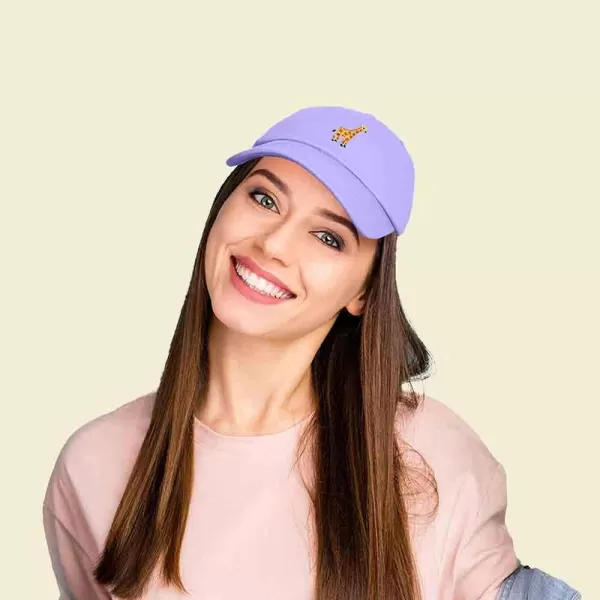 DALIX Giraffe Embroidered Dad Hat Cotton Baseball Cap Women