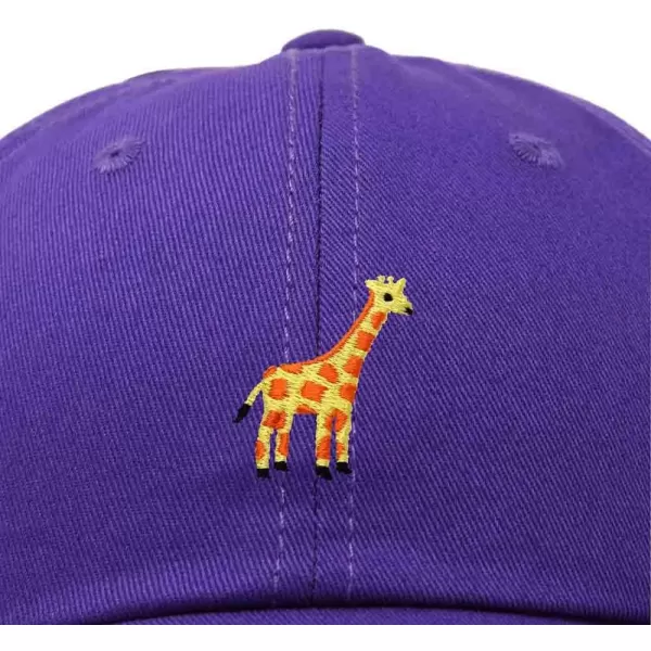 DALIX Giraffe Embroidered Dad Hat Cotton Baseball Cap Women