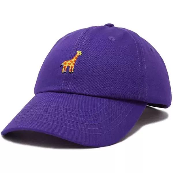 DALIX Giraffe Embroidered Dad Hat Cotton Baseball Cap Women