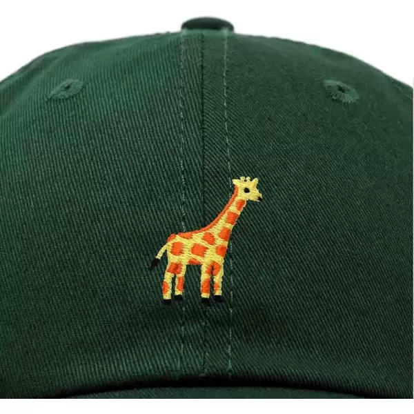 DALIX Giraffe Embroidered Dad Hat Cotton Baseball Cap Women