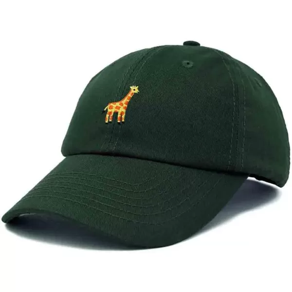 DALIX Giraffe Embroidered Dad Hat Cotton Baseball Cap Women