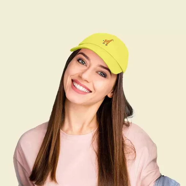 DALIX Giraffe Embroidered Dad Hat Cotton Baseball Cap Women